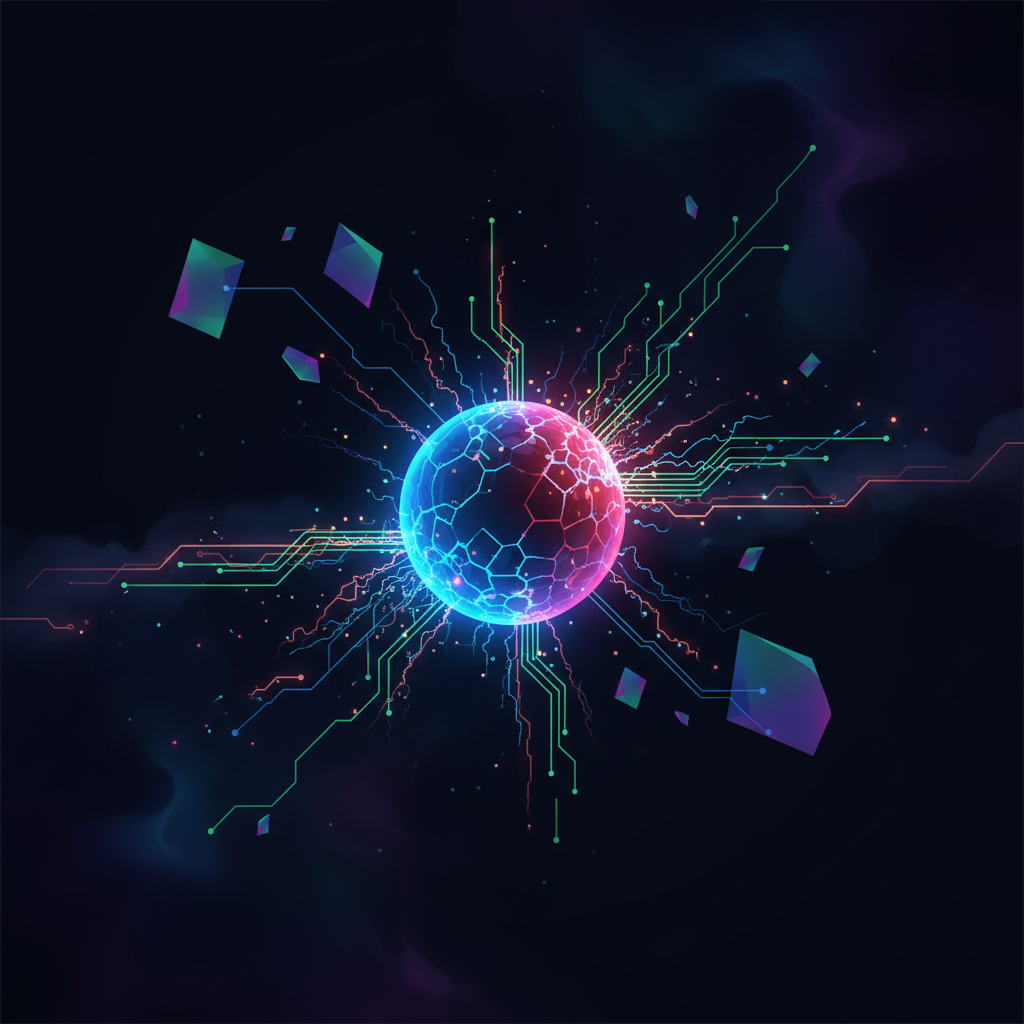 Diagrama ilustrando o fluxo de tráfego de rede com servidores ChatGPT, firewalls corporativos e dispositivos de usuário, destacando possíveis pontos de erro para resolução de problemas de TI.