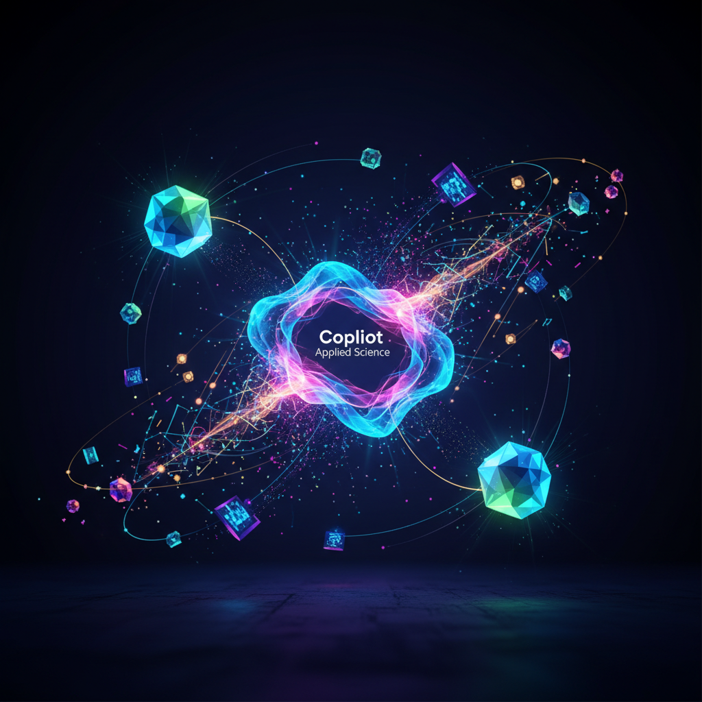 Captura de tela que ilustra a interface de desenvolvimento orientado por agentes do GitHub Copilot, mostrando sugestões de código e fluxos de trabalho de codificação colaborativa.