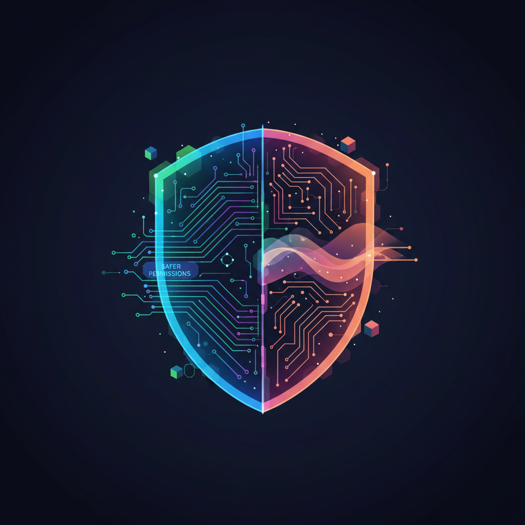 Diagrama ilustrando a arquitetura do modo automático do Claude Code da Anthropic, aprimorando a segurança do agente de IA e a experiência do usuário.