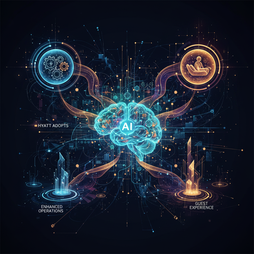 Funcionários da Hyatt utilizando ChatGPT Enterprise para maior produtividade e experiência do hóspede