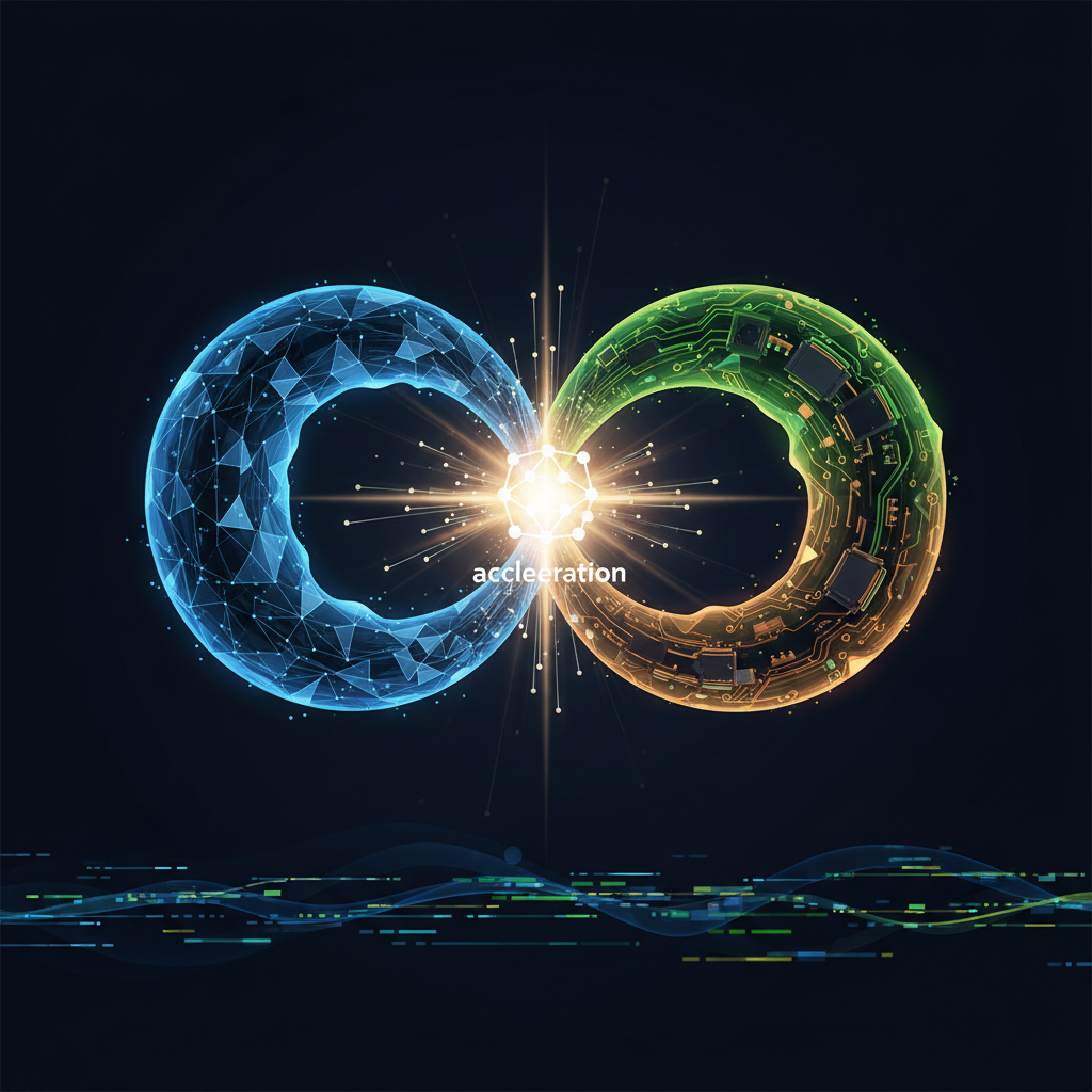 Mga logo ng Mistral AI at NVIDIA na magkatabi, sumisimbolo sa kanilang pagtutulungan sa pagpapabilis ng open frontier AI models