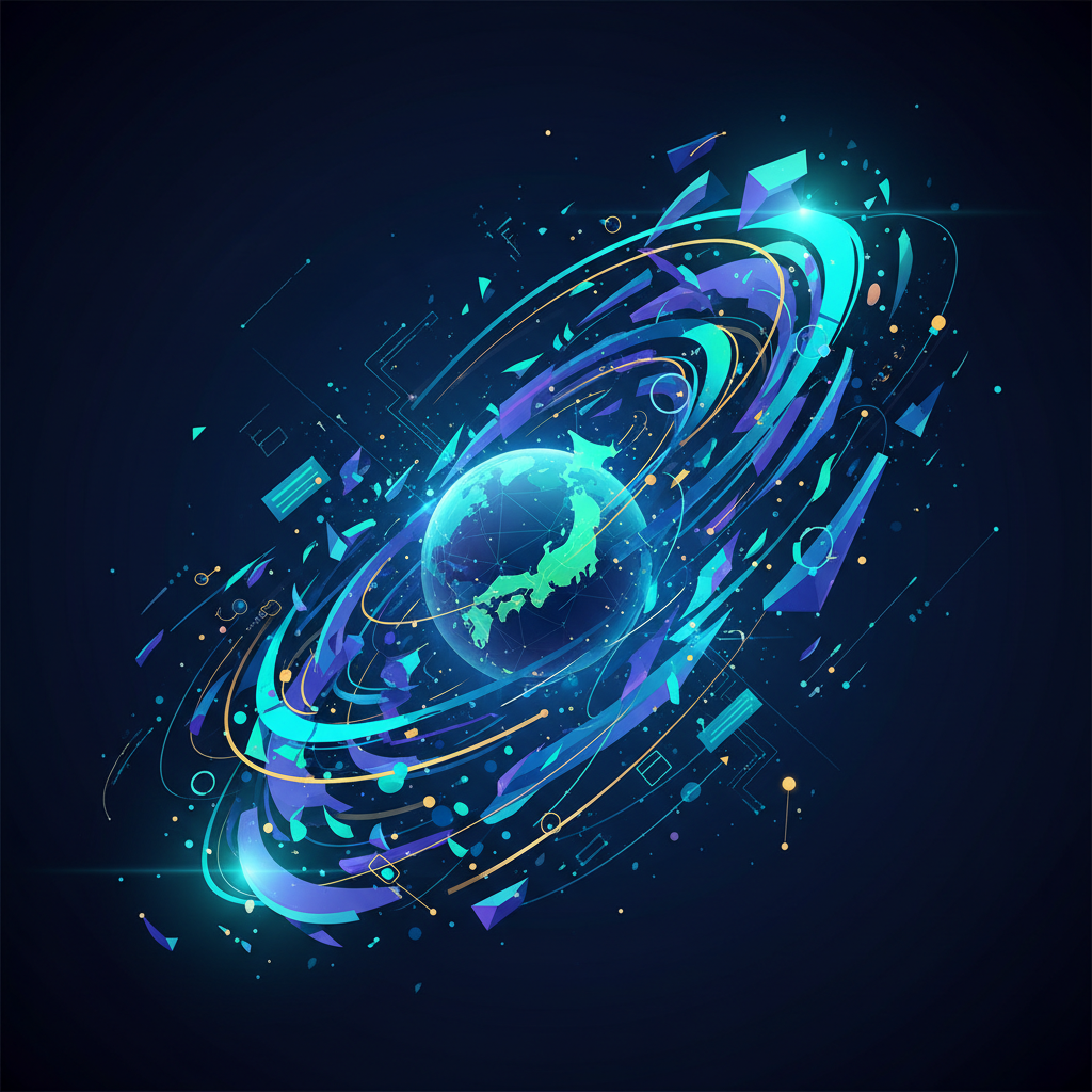 Logotipo da Sakana AI exibido em um smartphone, representando o lançamento de seu novo chatbot adaptado ao Japão.